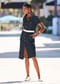 MADELEINE Schmales Hemdblusenkleid mit Kurzarm Bild 2