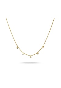 Thomas Sabo - Kette mit Zirkonia - gelbgoldfarben
