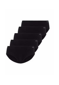 BeeDees® - Damen Slip Comfee Hipster (5-er Pack) Seamless - schwarz