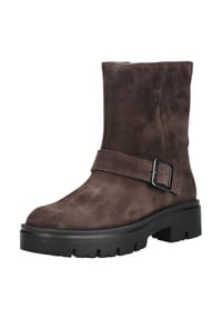 GEOX - Veloursleder Stiefelette KLARGENA - Dunkelbraun