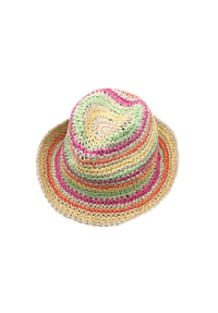 maximo® - MINI GIRL-Trilby, Handarbeit - muschel/multicolor