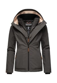 MARIKOO® - Übergangsjacke Erdbeere - Anthracite