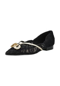 LIU·JO - Polyester Ballerinas - Schwarz/Gold