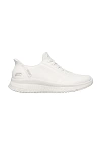 SKECHERS® - Bobs Squad 4 Sneakers "Key Look", Kunstleder, für Damen - W WHITE PU