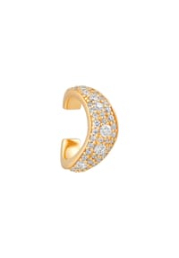 caї - Ear Cuff 925/- Sterling Silber 47 Zirkonia - gelb
