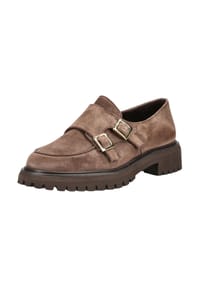 paul green - Veloursleder Slipper - Braun
