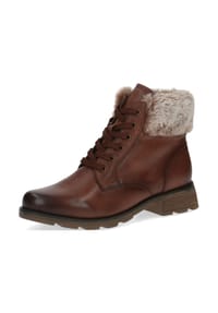 Caprice - Leder/Textil Stiefelette - Cognac