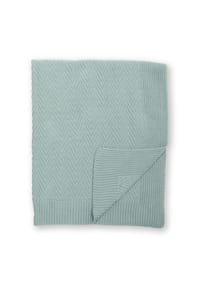 KITE - Baby Heirloom Strickdecke Sanftes Thymiangrün Bio-Baumwolle - grün