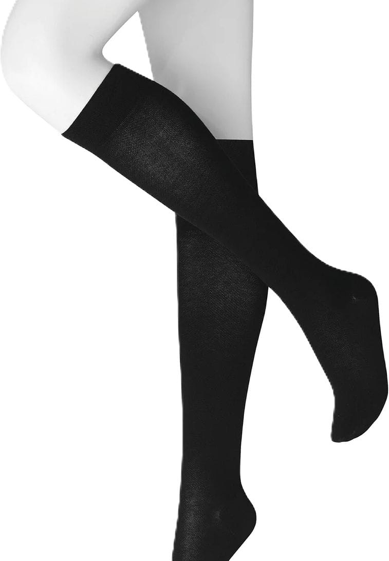 Kunert Fly & Care KniestrüMpfe, StüTzend, Hautsympatisch, FüR Damen, Schwarz, 41/42