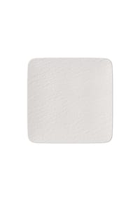 Villeroy & Boch Servierplatte quadratisch/Gourmetteller Manufacture Rock blanc - Manufacture - weiß
