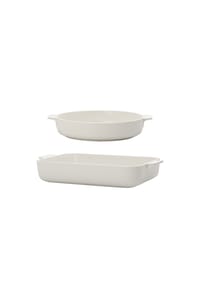 Villeroy & Boch Auflaufformen groß Clever Cooking 2er Set weiß - CLEVER COOKING - 