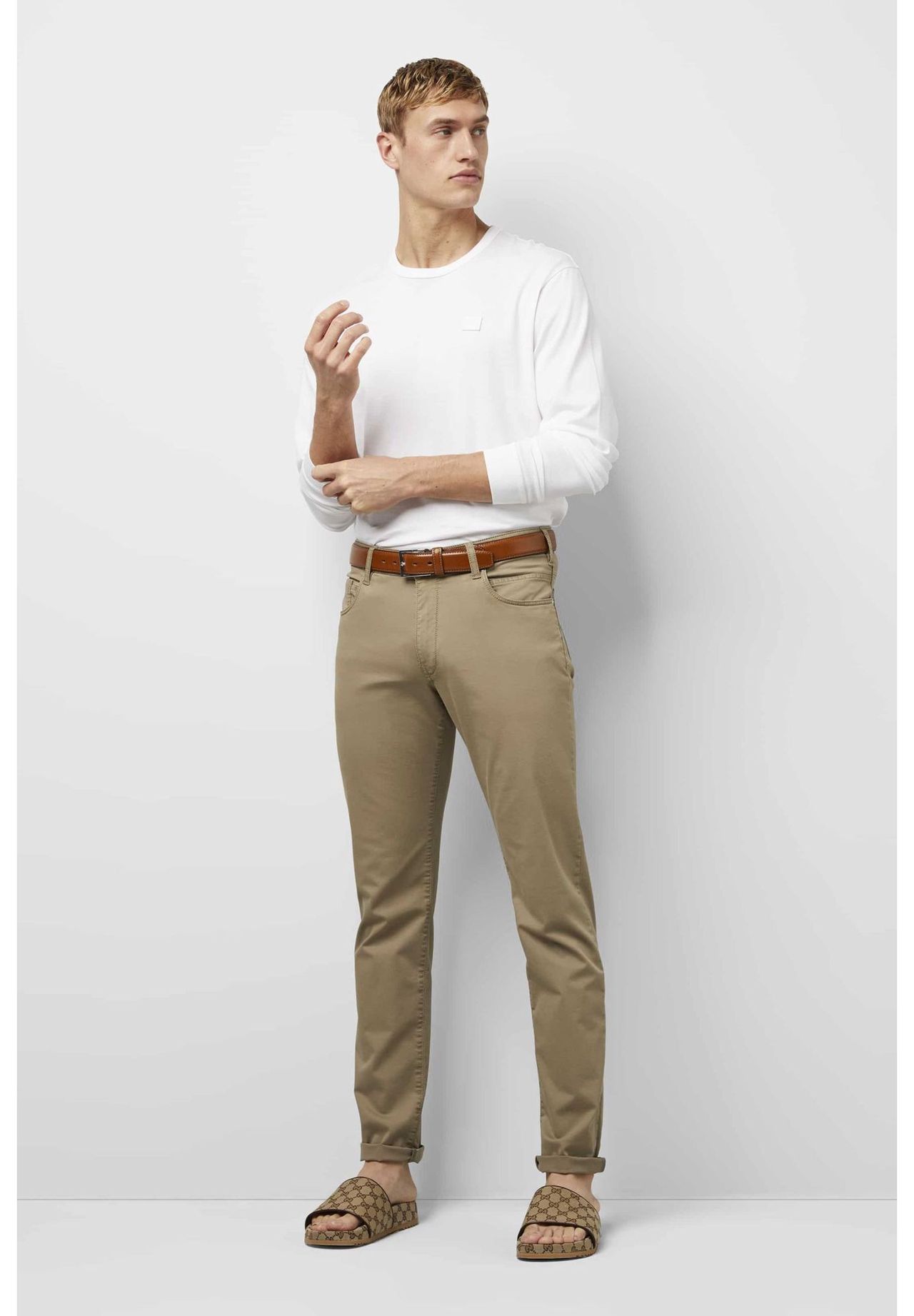 MEYER Baumwollhose M5 Slim | GALERIA