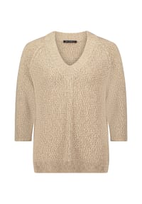 BETTY BARCLAY - Strickpullover mit Struktur - Natural