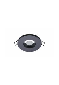 COFI - LED Labs Aqua Deckenleuchte für GU10 Einbaurahmen Rund IP44 Ø 55 mm Bo - Schwarz 84x27x5mm