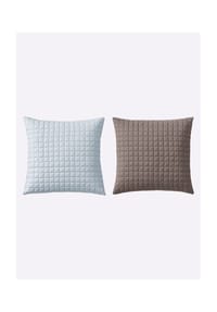 heine - Tagesdecke - braun + grau