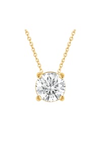 ONE ELEMENT Lab Grown Diamonds - Collier Halskette aus 585 Gold mit 1 Lab Grown Diamant 0,75 ct 45 cm - gold