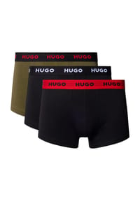 HUGO RED - Pants, 3er-Pack, Baumwolle-Stretch, für Herren - 972  OPEN MISCELLA