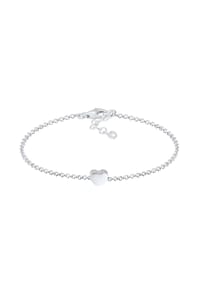 elli. - Armband Basic Trend Erbskette Herz Love Liebe 925 Silber - Gold
