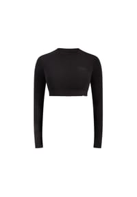 SMILODOX - Crop Longsleeve Thalina - Lila
