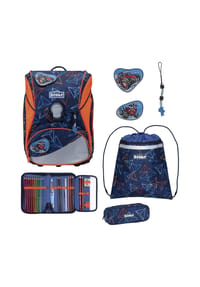 Scout® Alpha - Alpha DIN - Schulranzen Set 4 tlg. (Pony Love) - Danger Dino