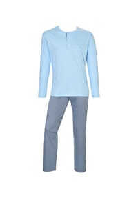 CALIDA - Herren Pyjama lang Relax Choice - 480 SAPHIR BLUE
