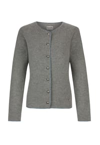 STOCKERPOINT - Tracht-Strickjacke "Marissa", Knopfleiste, für Damen - GRAU