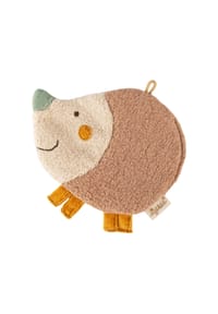 sigikid® - Knistertuch Igel sigibaby ,  für Babys und Kleinkinder - cremeweiß/braun