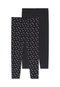 SCHIESSER - 95/5 Pants lang, 2er-Pack, für Kinder - 908 PINK/BLAU