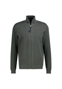 LRS - Strickjacke aus reiner Baumwolle im reduzierten Casual-Look - CHILLED OLIVE