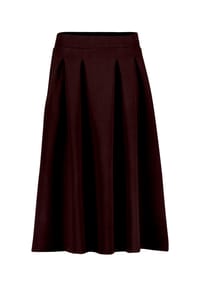 Vera Mont - Midirock mit Gummizug - Dark Maroon