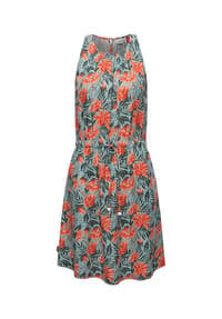 ragwear™ - Sommerkleid Sanai Print Organic - Aqua