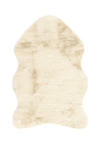 Kayoom - Wohnzimmer Teppich – Hochflorteppich Boundless 226 - creme