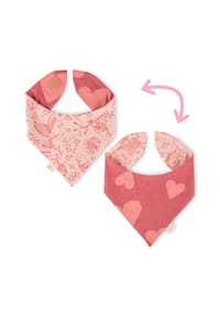 sigikid® - Wendehalstuch Pink Birds ,  für Babys - Rosa