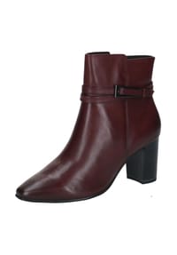 Caprice - Leder Stiefelette - Bordeaux