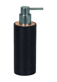 Kleine Wolke® - Seifenspender, geriffelt - schwarz