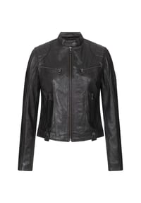 Rock Creek - Lederjacke - Dunkelblau