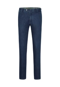 MEYER - Jeanshose Oslo mit Sicherheitstasche im linken Taschenbeutel - light blue stone