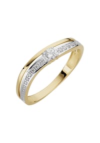 Orolino - Ring 333/- Gold 11 Zirkonia - gelb