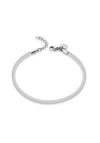 zeeme STAINLESS STEEL - Armband Edelstahl - weiß
