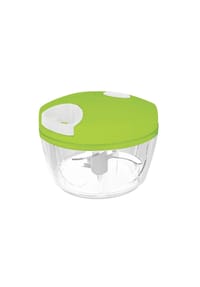Cheffinger - Manueller Multischneider & Zerkleinerer - 500 ml, Weiß/Grün - Schwarz 500 ml