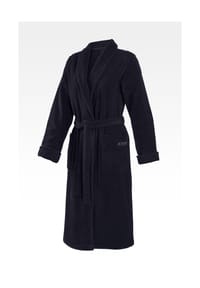 JOOP! - BADEMANTEL Damen-Schalkragen 36/38, Blau - Anthrazit