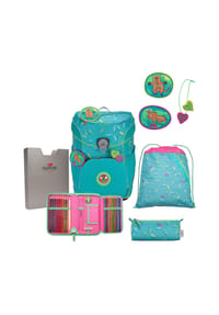 DerDieDas® ERGOFLEX - Schulranzen-Set, 6-teilig - SUPERFLASH PARADISE