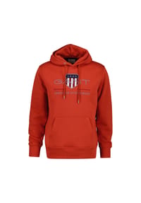 GANT - Herren Hoodie - REGULAR ARCHIVE SHIELD HOODIE, Kapuzen-Sweatshirt, Logo - Blau