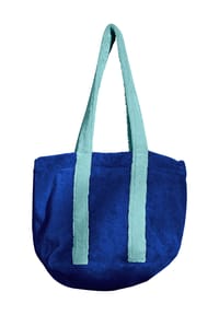 frottana - Kosmetiktasche, Reißverschluss - ROYAL/TURQUOISE