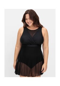 sheego - Badekleid - schwarz
