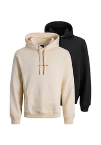 JACK & JONES - Sweatshirt / Hoodie 2er Pack Norrebro - Antique white