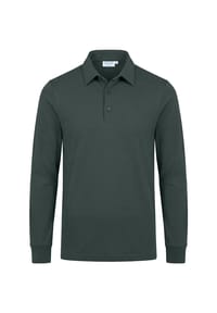 Vercate - Poloshirt, Slim Fit, Langarm, für Herren - Blau