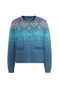 IVKO - Cardigan aus reiner Wolle - chocolate