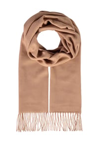 adagio - Schal, Fransen, uni, für Damen - BEIGE 170
