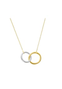 VANDENBERG - Damen Collier mit Anhänger, 925er Silber  - BICOLOR